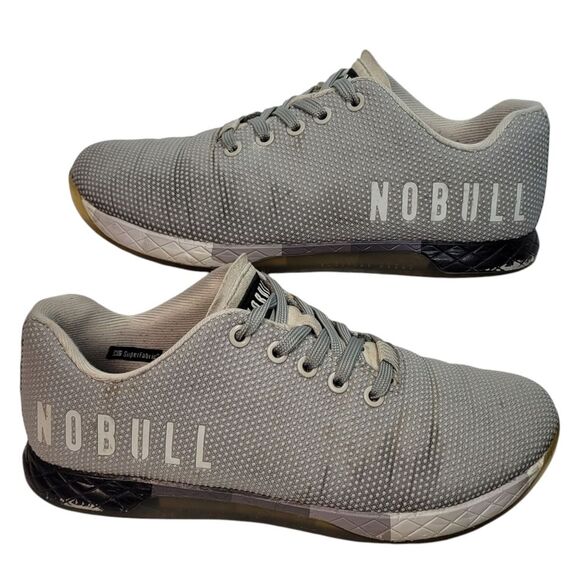 Nobull Superfabric Gray Unisex trainer shoes size Women's 8.5 / Men's 7 - Picture 2 of 13